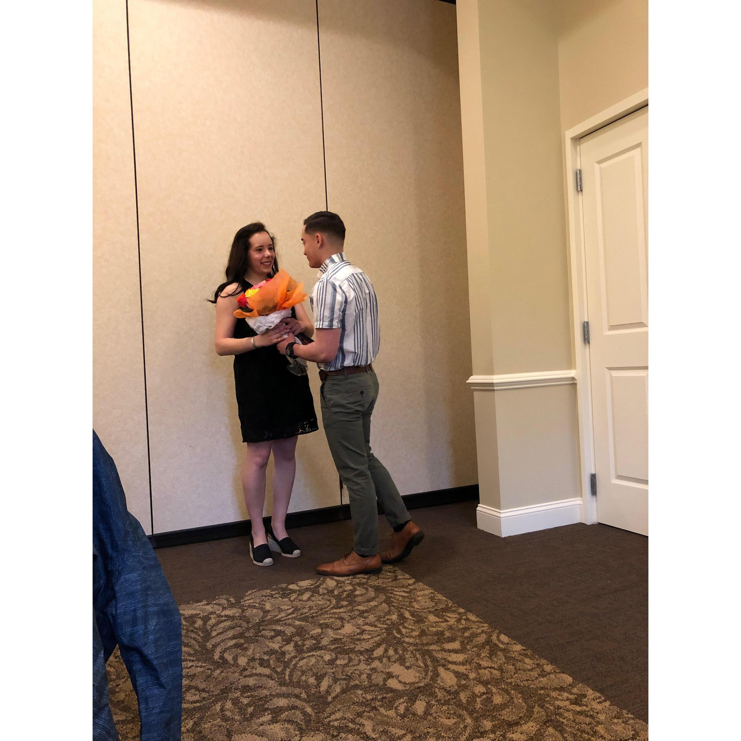 Surprising Ally at her bridal shower!