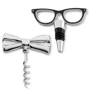 kate spade new york Two of a Kind Bottle Stopper and Corkscrew Set
