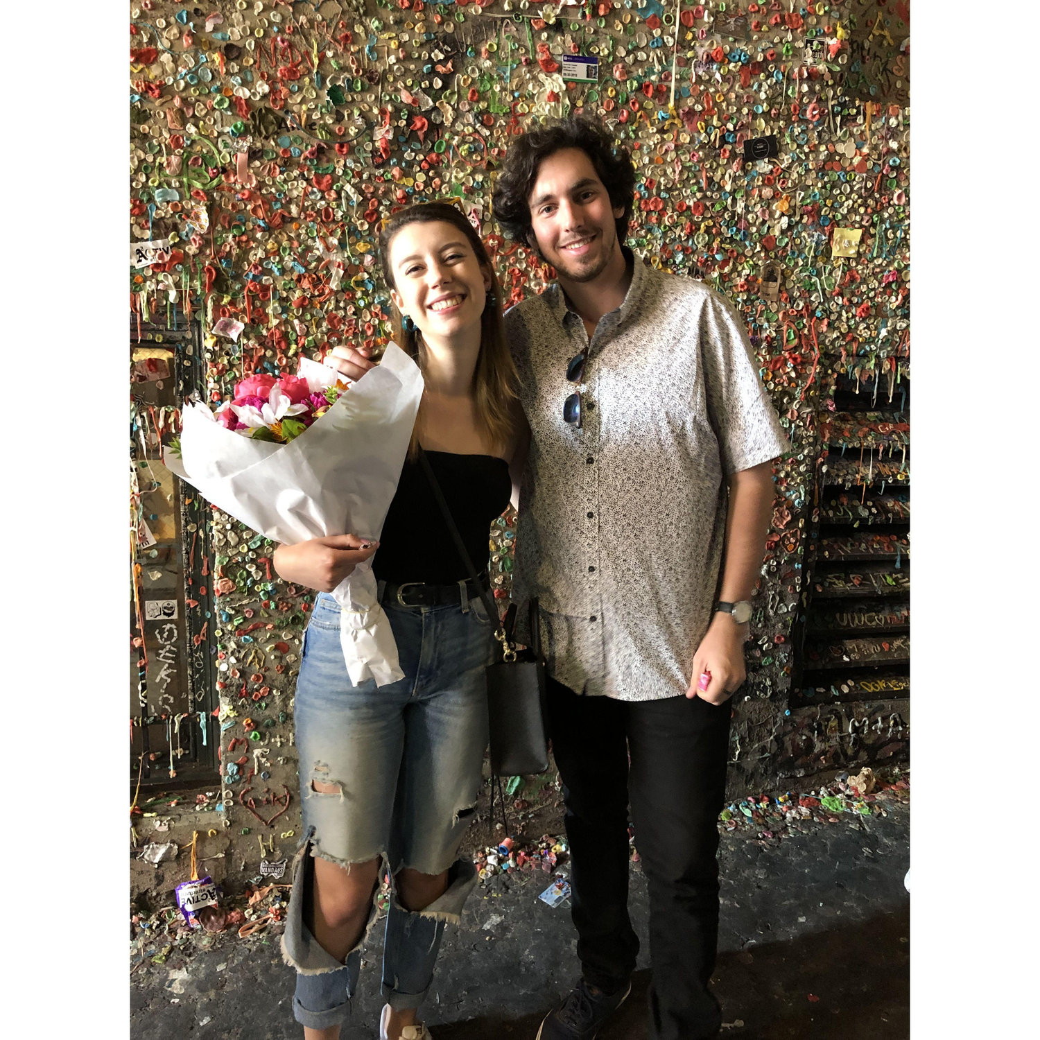 Danny's first trip to Seattle - he loved the Gum Wall!