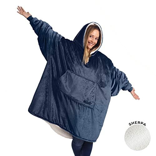 THE COMFY | The Original Oversized Wearable Sherpa Blanket, Seen On Shark Tank, One Size Fits All