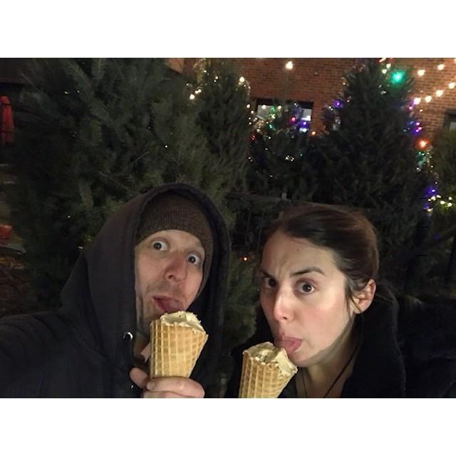 Eat ice cream in 20 degree temperature they said, it'll be fun they said