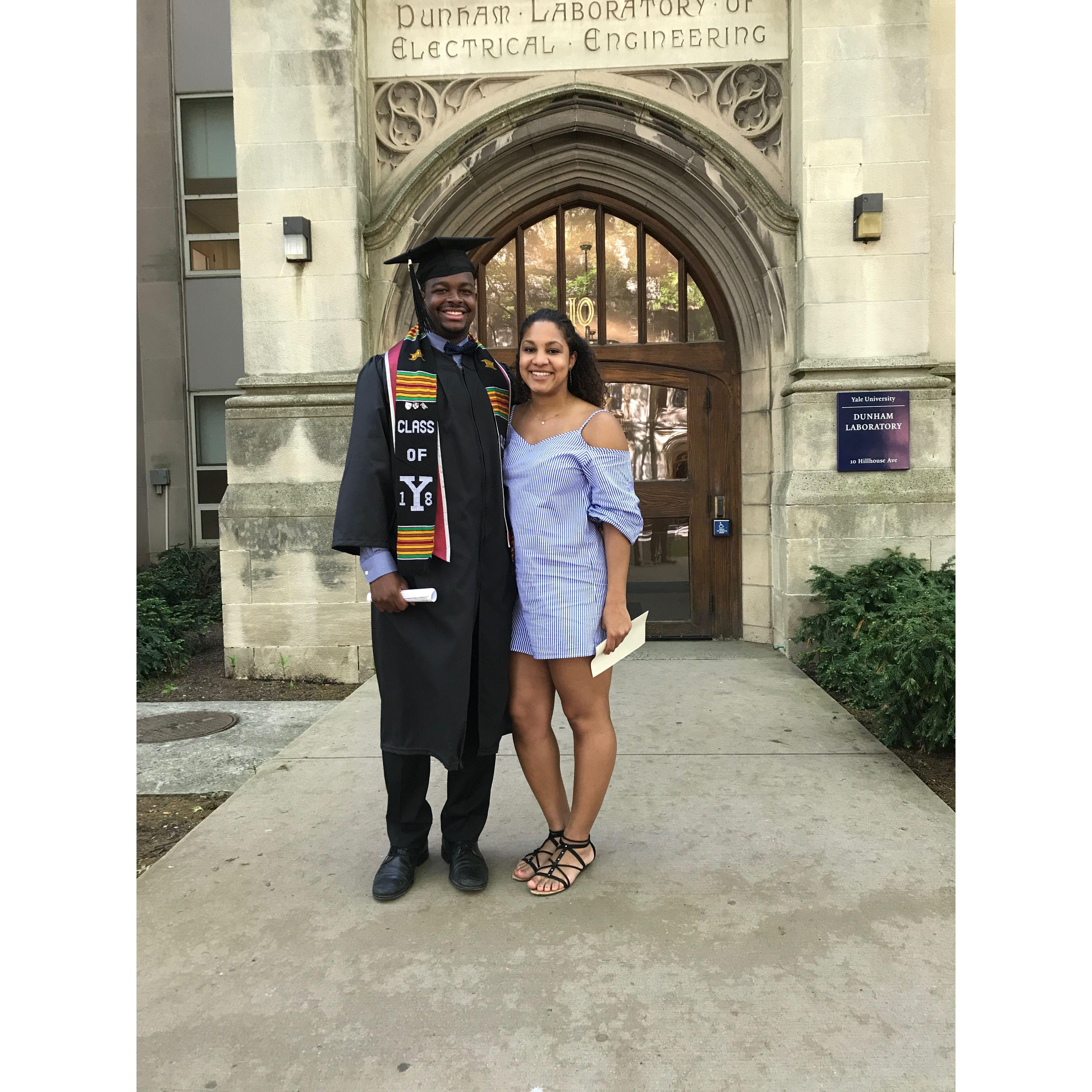 Michael's graduation from Yale in 2018.