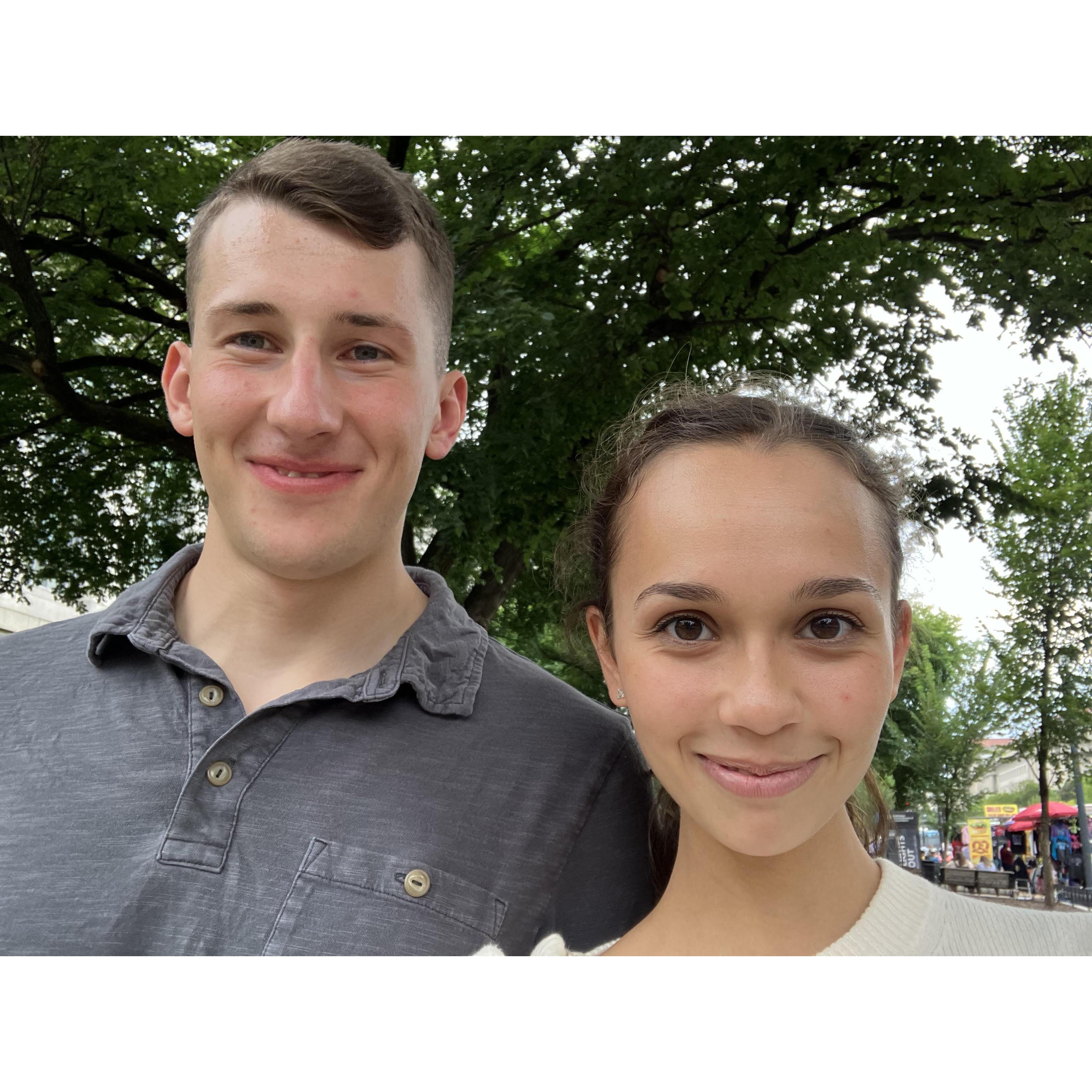 Right after a lady asked us if we were siblings