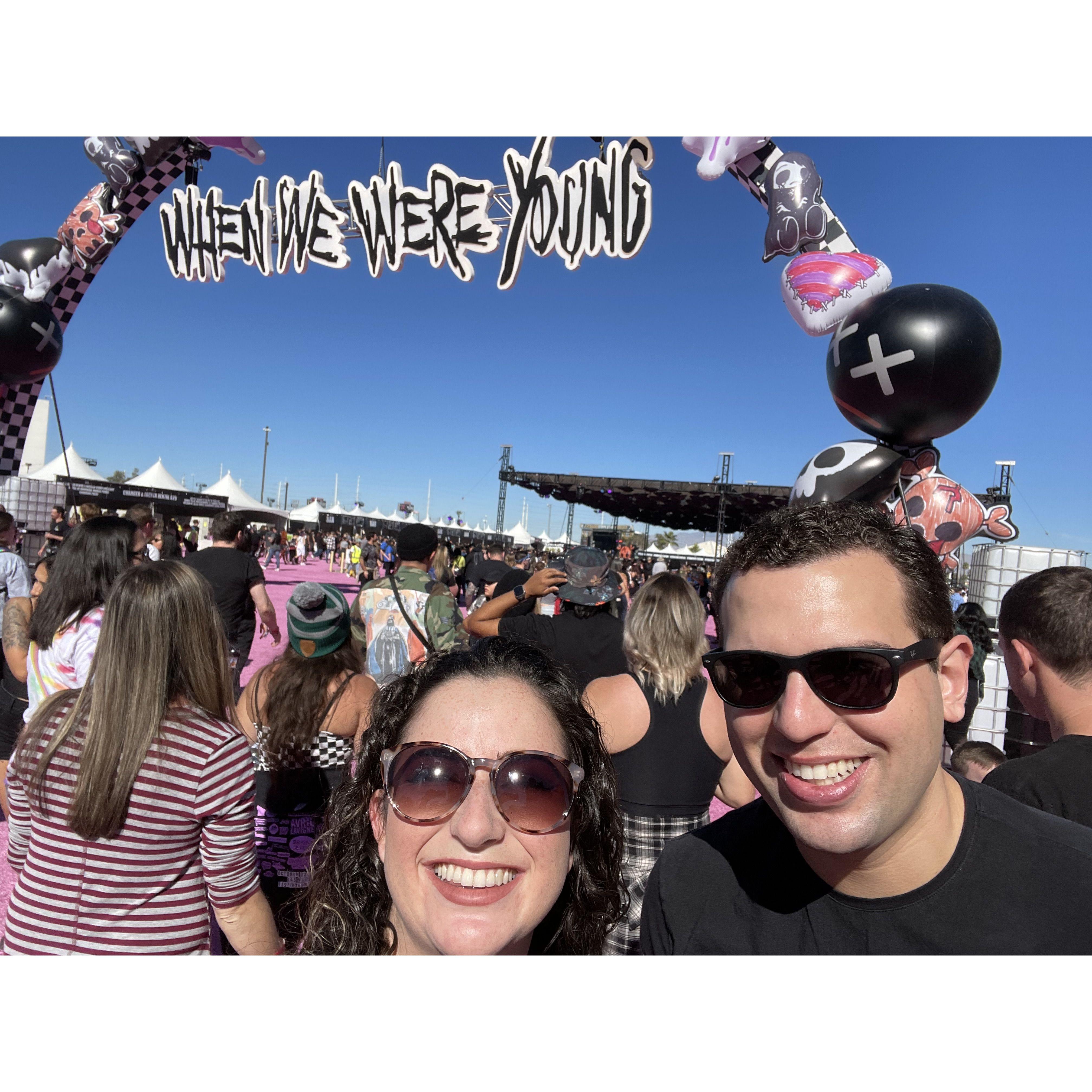 October 2022: Grace and Stephen went to When We Were Young Music Festival in Las Vegas, NV.