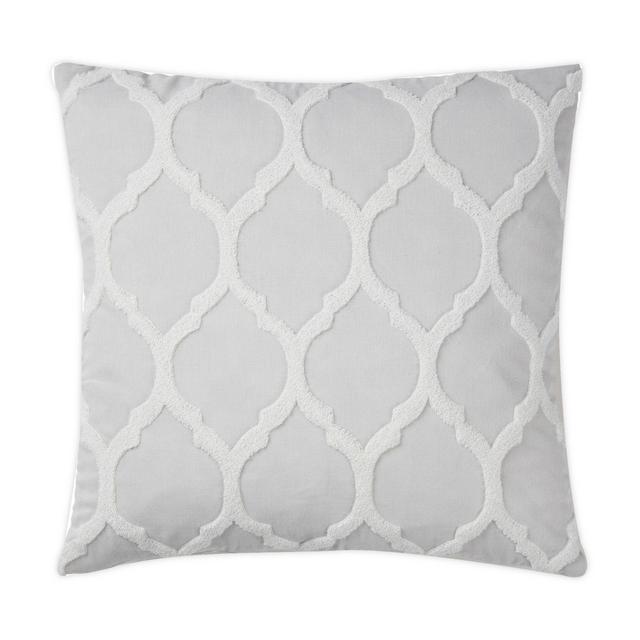 Wamsutta® Trellis Terry Loop Square Throw Pillow in Coconut Milk
