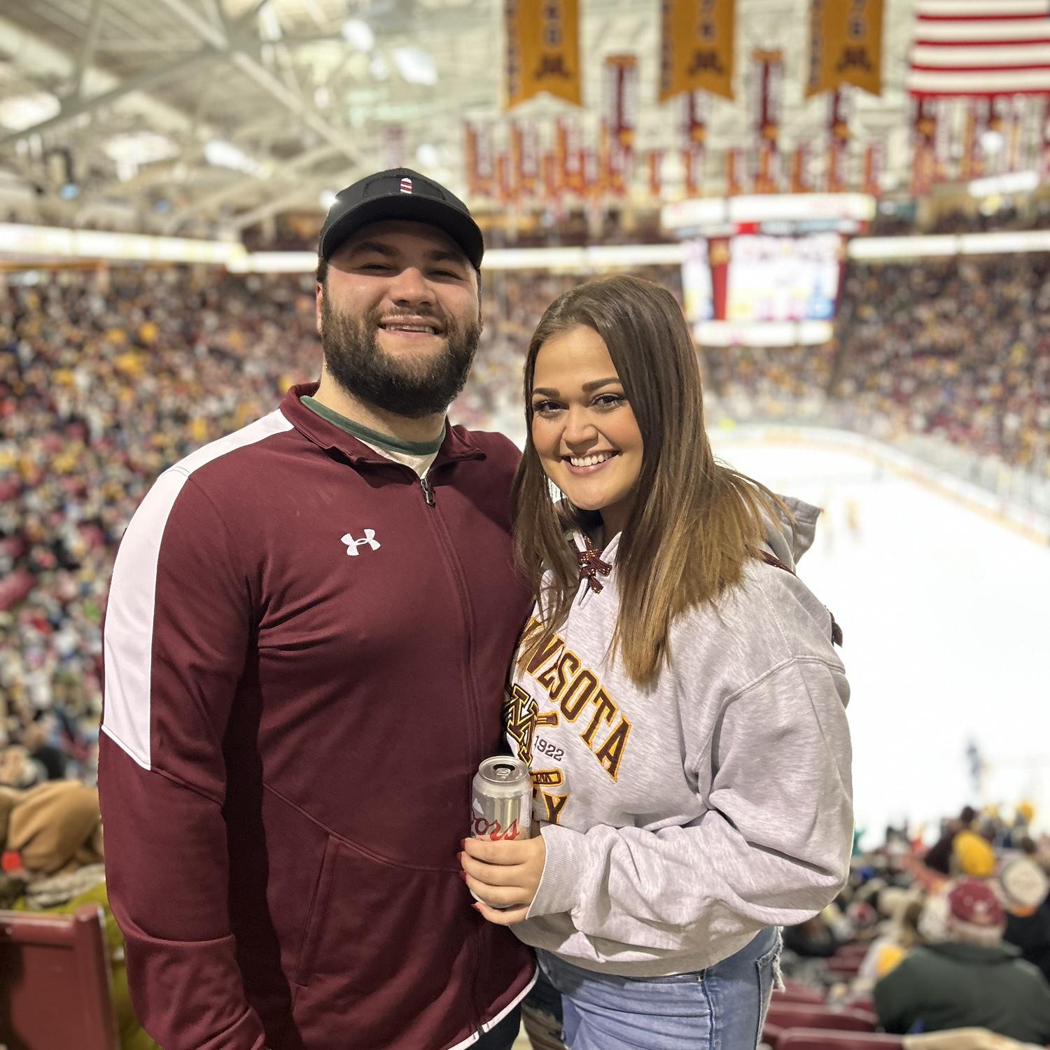 Our second date, but first official picture together.