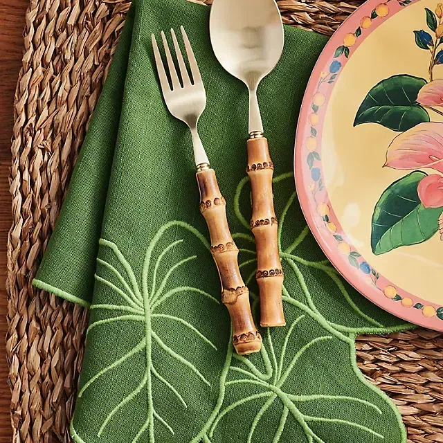 Farm Rio x Anthropologie Embroidered Napkin, Set of 2