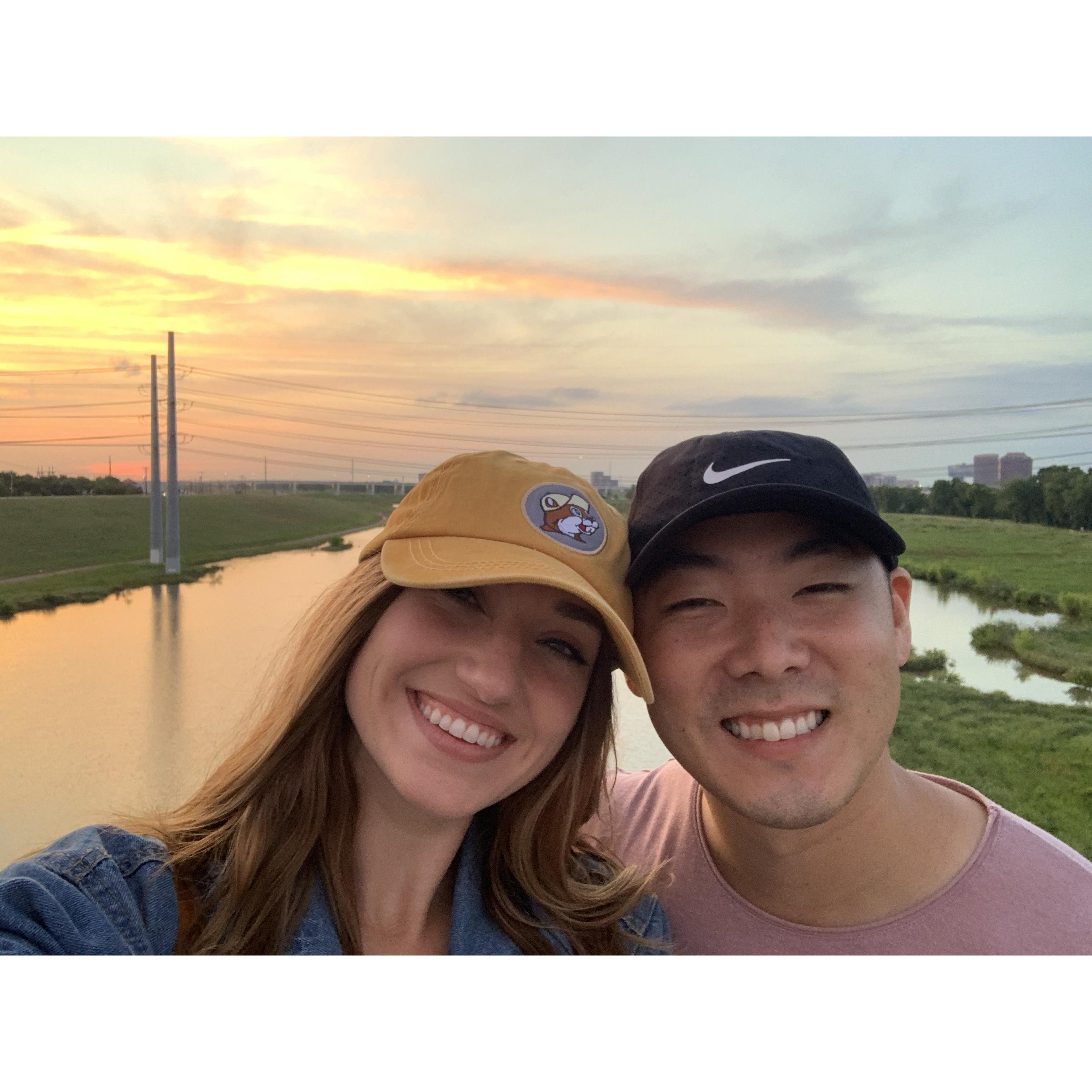 June 2020: I just like this picture, we were still in Texas here.