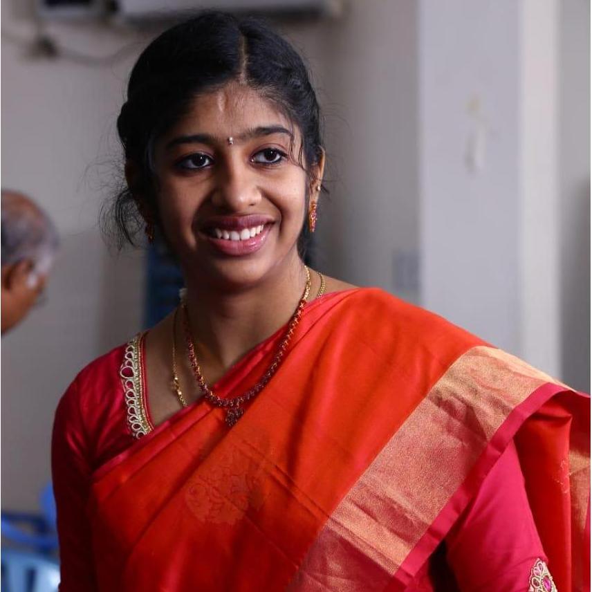 Our mischievous sister so-called sister-in-law :P Gayathri Lakshmanaraman.