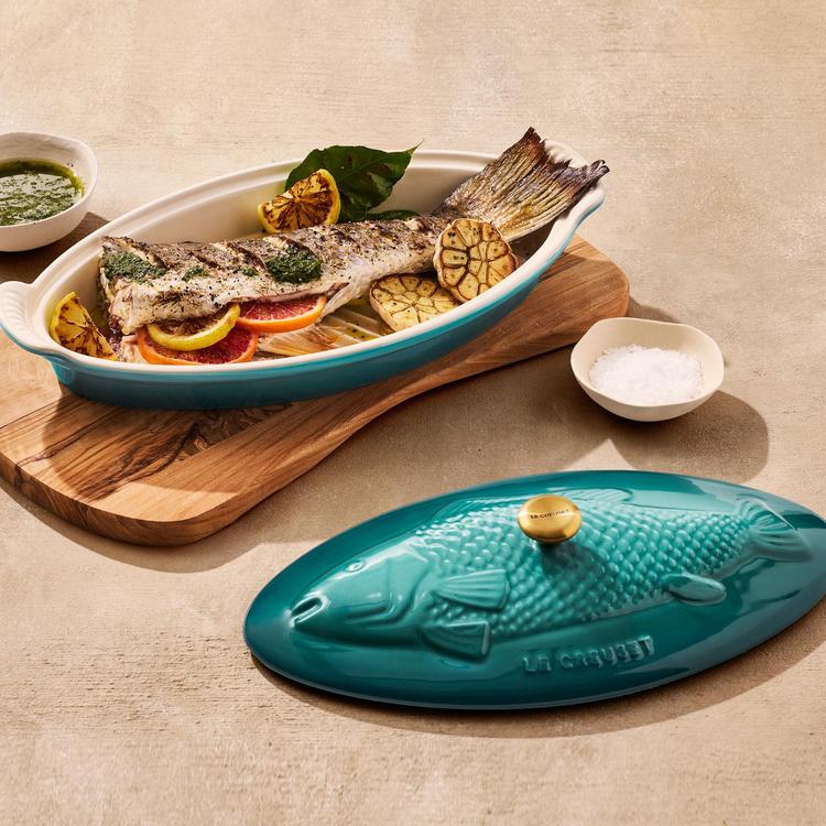 LE CREUSET Large Fish Dish 2枚セット Le Creuset, Heritage Fish Baker | Zola