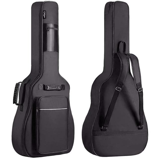CAHAYA Guitar Bag [Upgraded Premium Version] for 40 41 42 Inch Acoustic Guitar Gig Bag 0.5in Thick Sponge Overly Padded Waterproof Guitar Case Soft Guitar Backpack Case