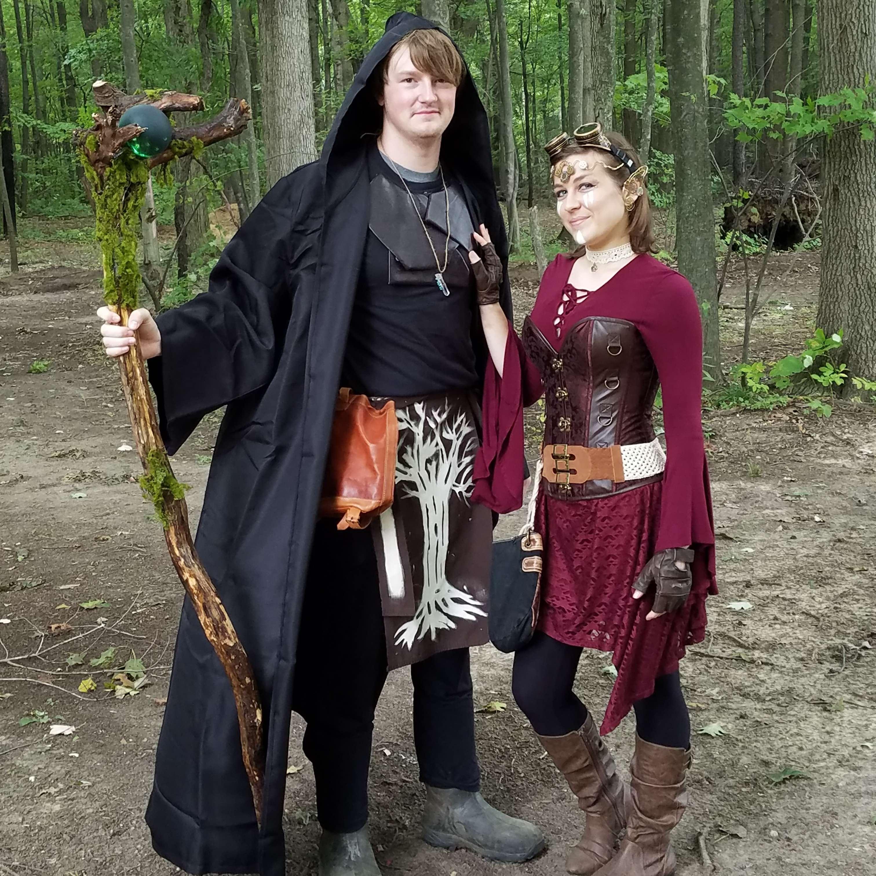 Dressing up for the Renaissance Festival