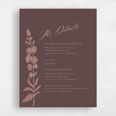 Chocolate, Brown Wedding Enclosure - Felce