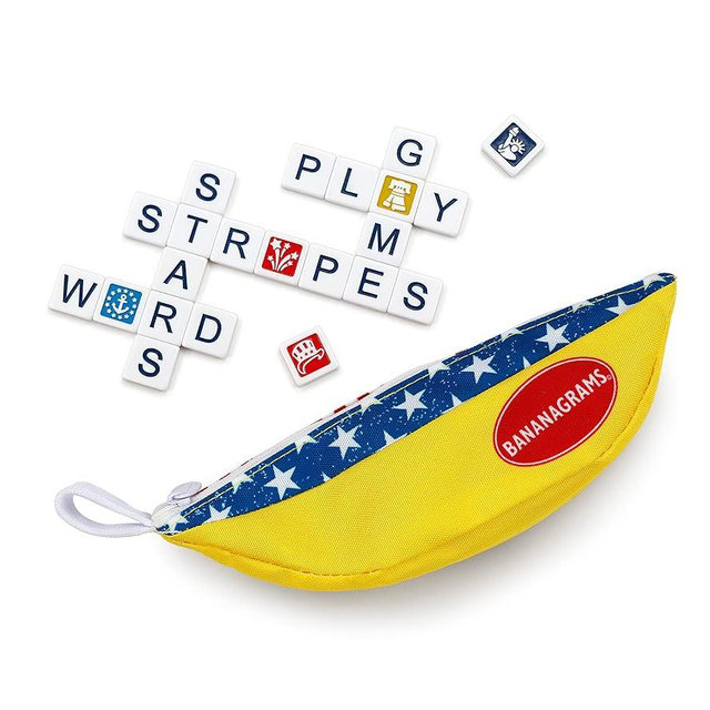 Bananagrams Stars and Stripes Themed Edition Family Board Game
