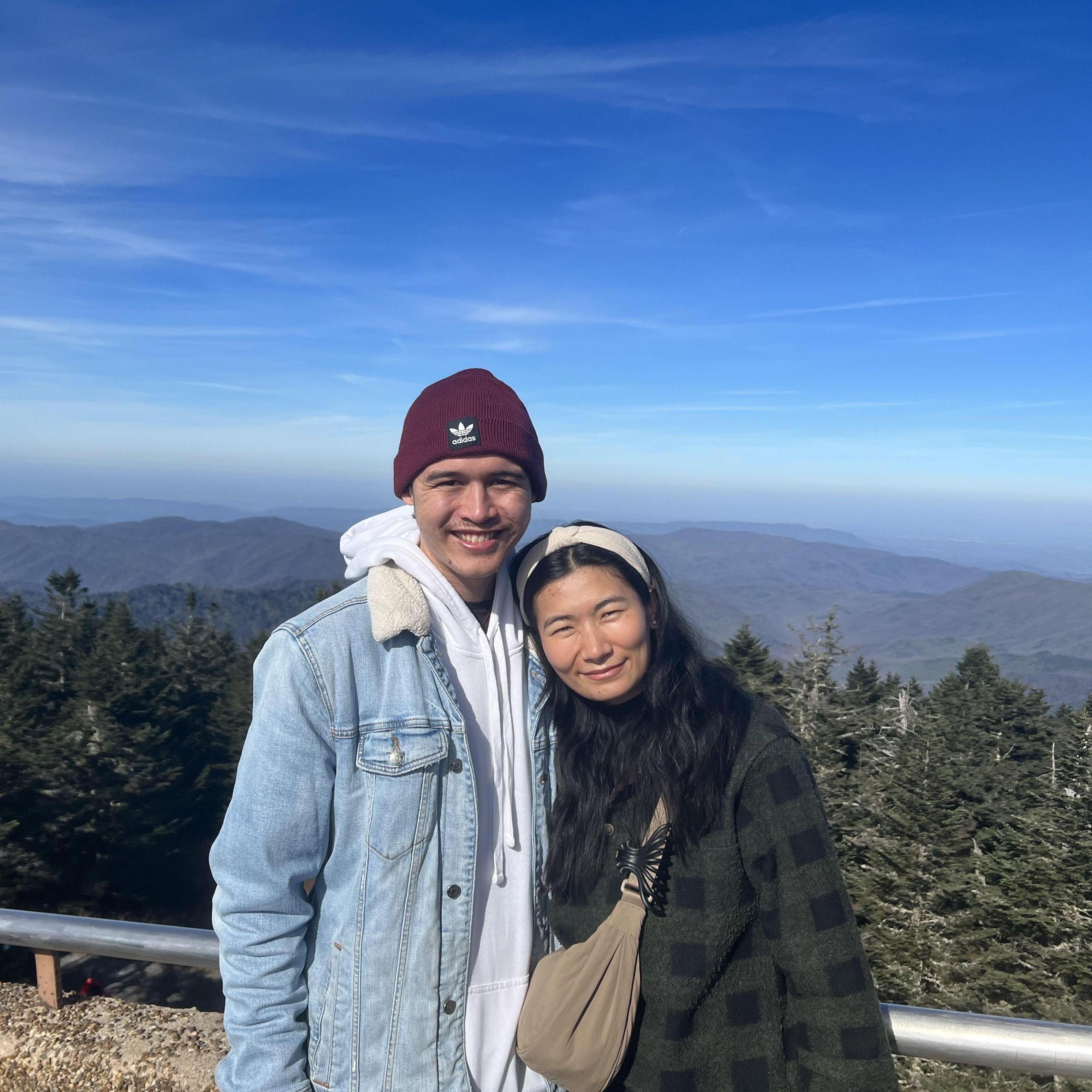 At the peaks of the Smokey Mountains