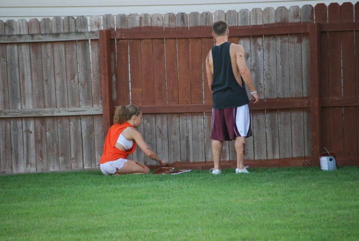 Our relationship began with a summer of painting fences so we could go on DQ dates