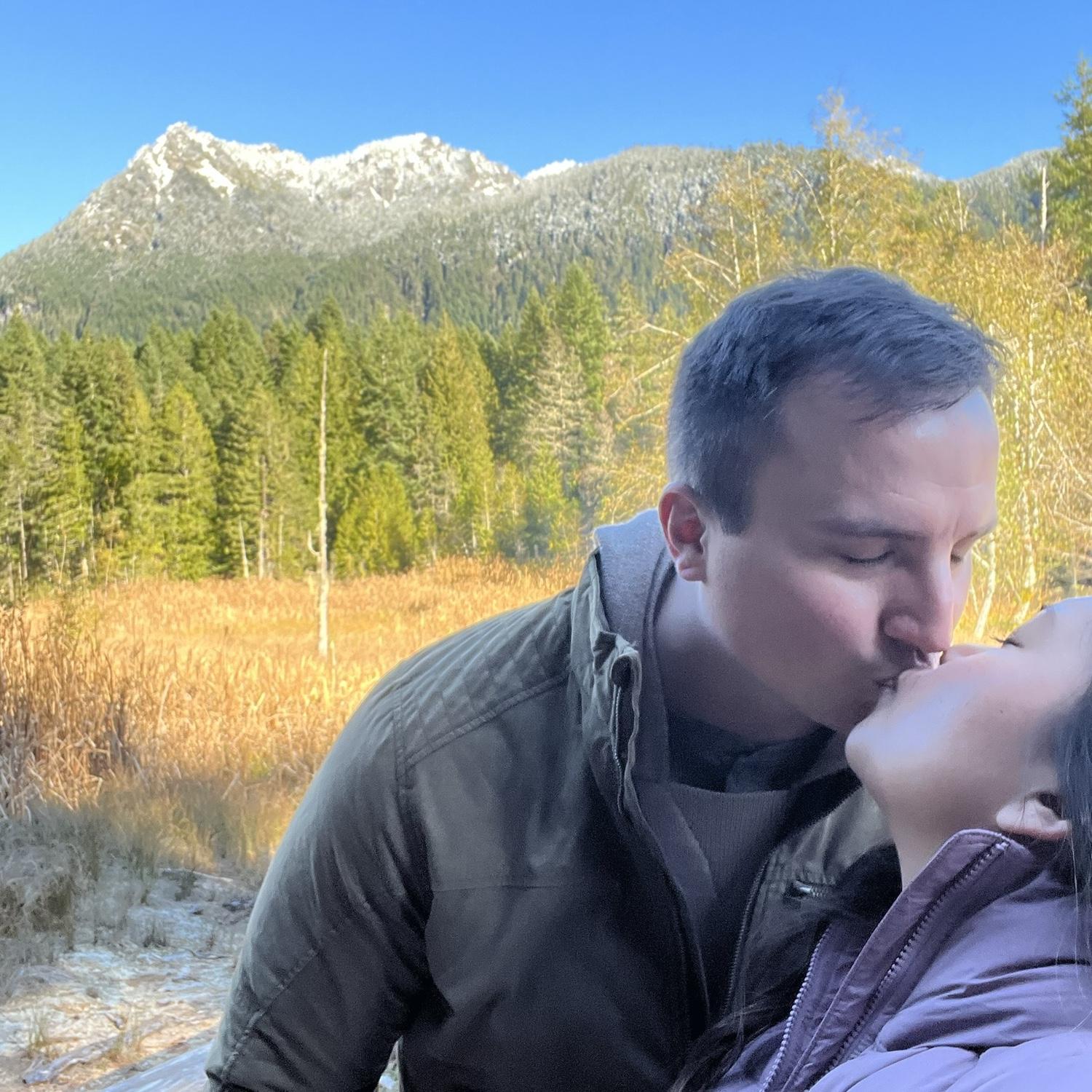 Lovely scenic background on my birthday at Mount Rainer in Washington State