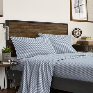 Double Pinstripe 4-Piece Sheet Set
