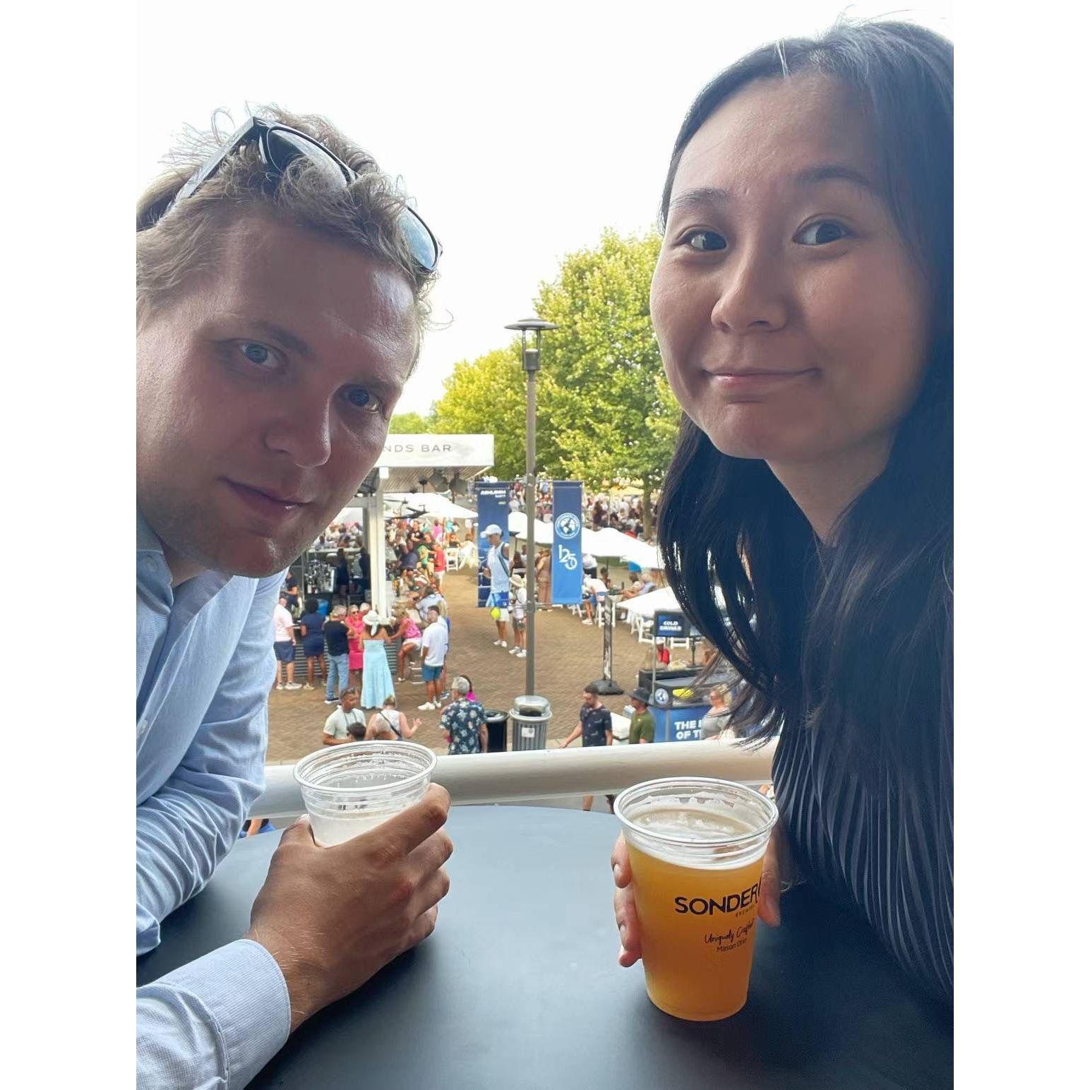 At the Cincinnati Open after Clemens moved to Cincinnati!