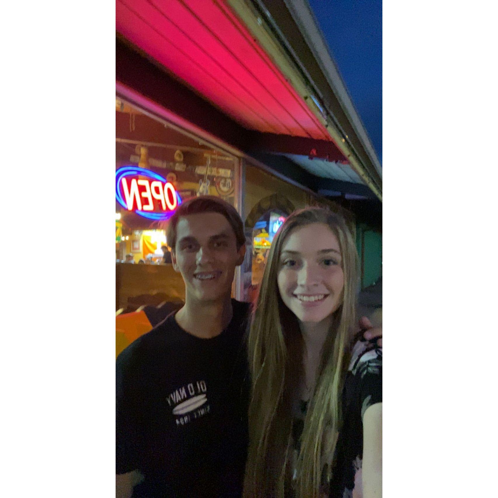 The first real date we had was a blast. James found out what he was getting into when Alyssa instantly spilled her sweet tea everywhere.