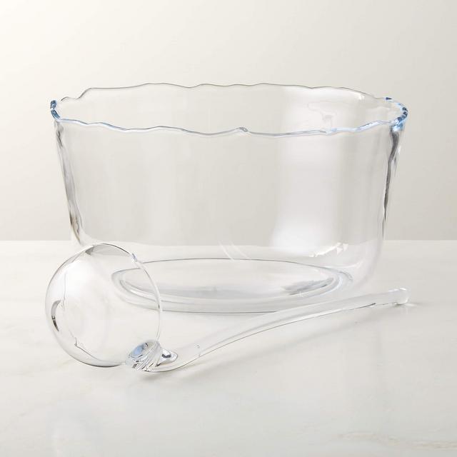 Winry Clear Glass Serving Set of 2
