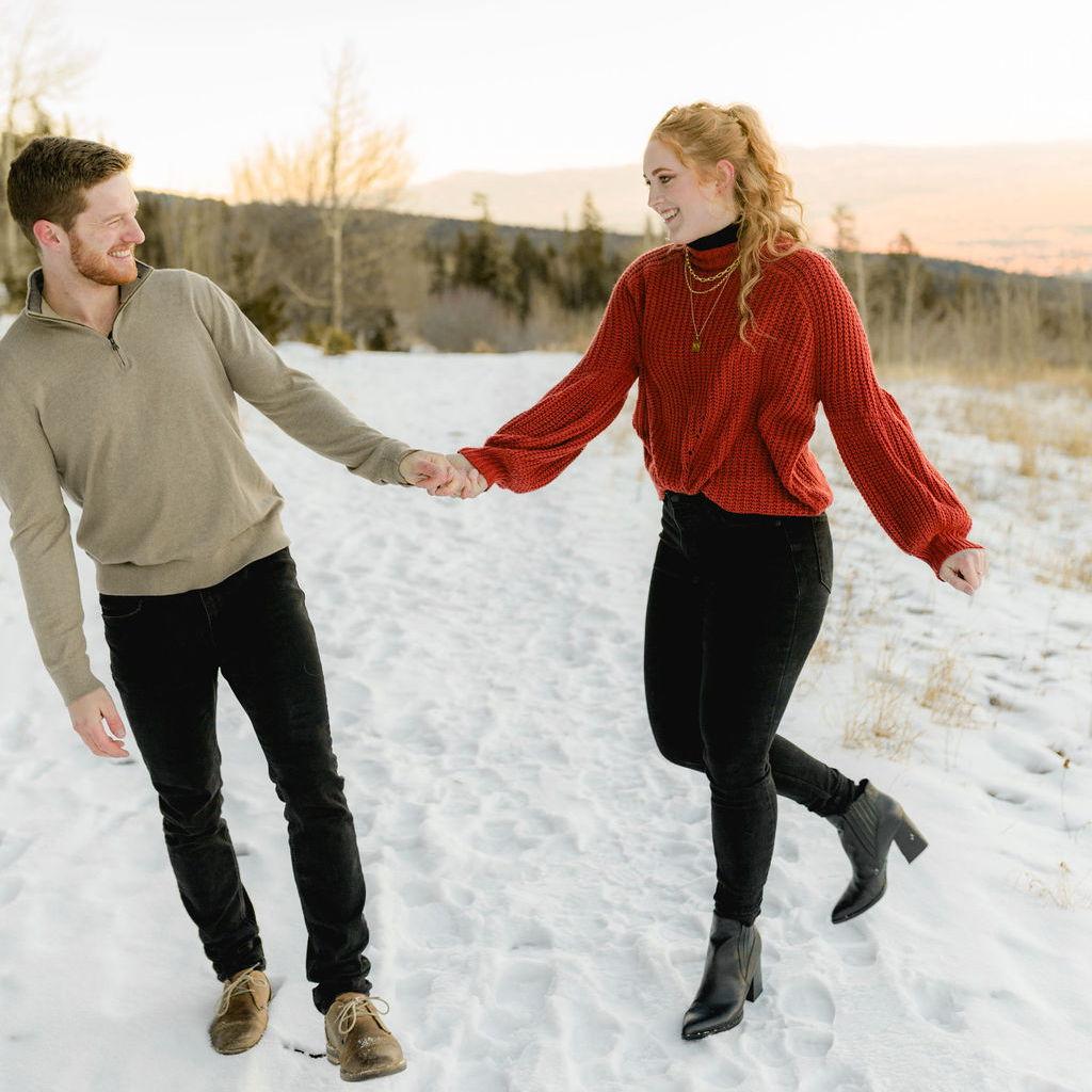 Couple's shoot with Keara (bridesmaid and sister-in-law) in November 2022.