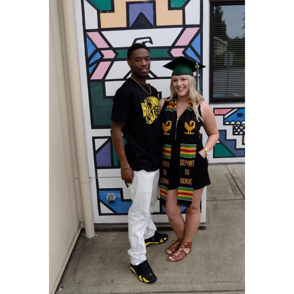 Courtney's college graduation from ESC, Jun 2017