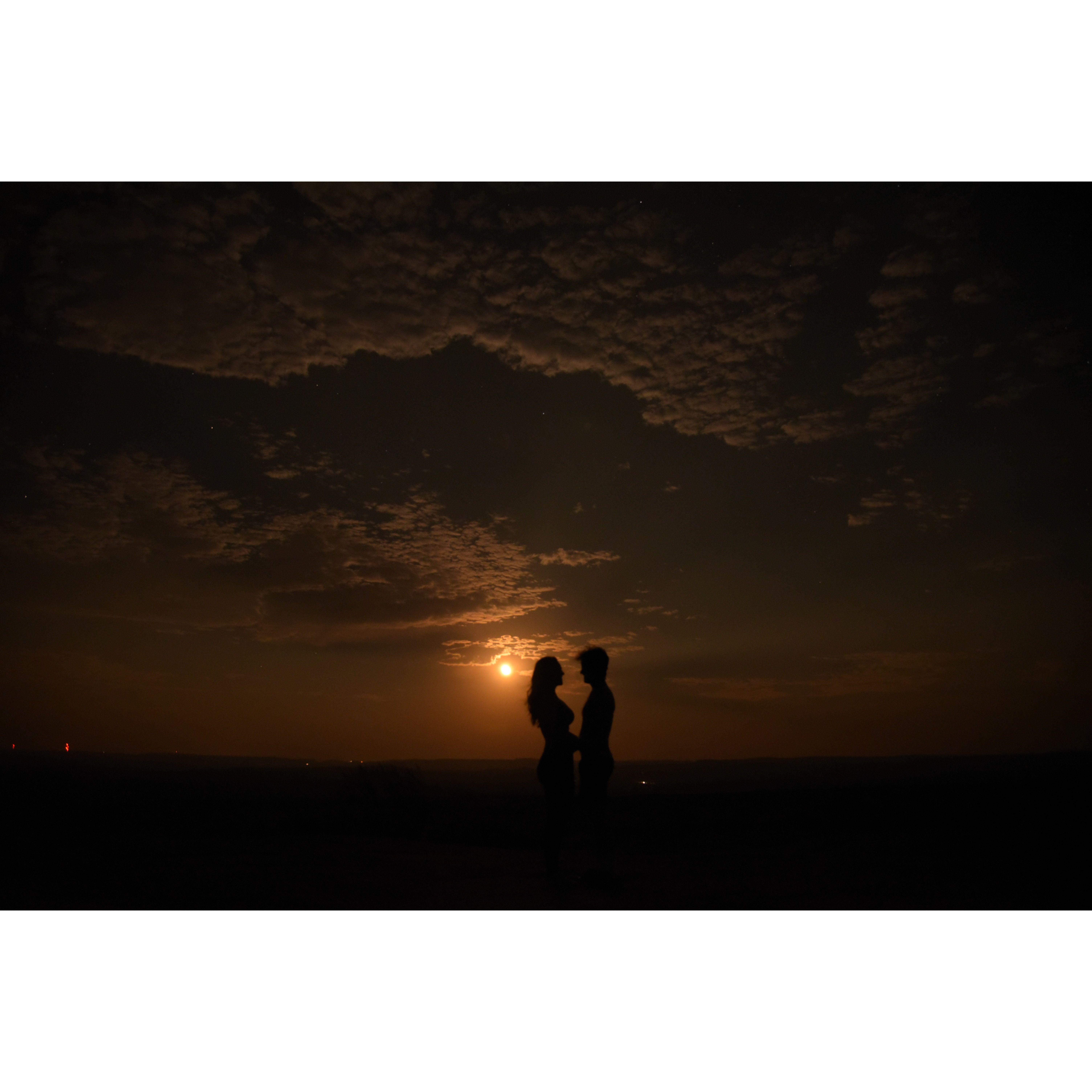 We hiked Enchanted Rock just after Caleb proposed.
