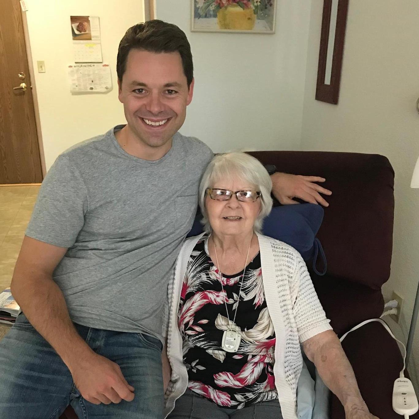 visiting Grandma