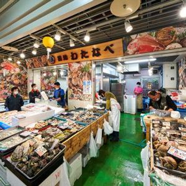 Lunch at the Fish Market in Tokyo