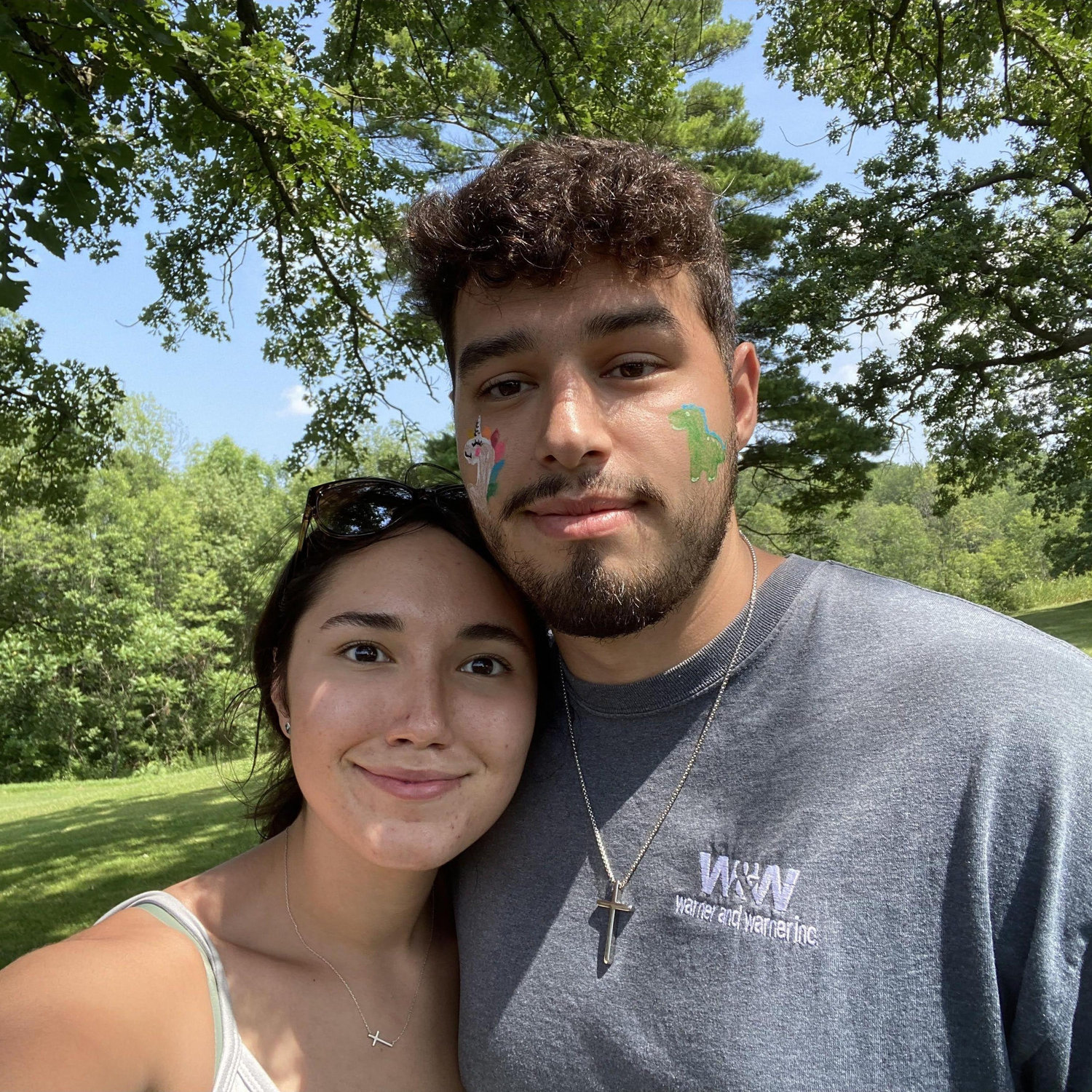Fiala family reunion face painting