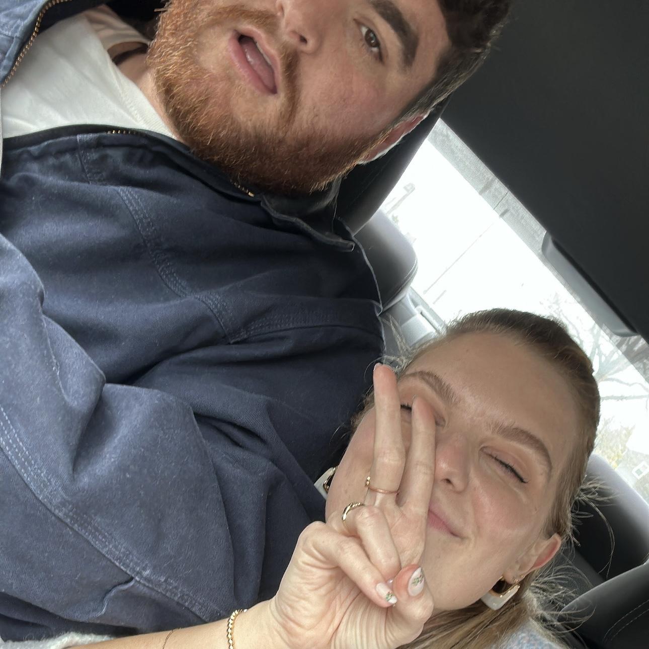 Can’t run from conversations when in a car 😆