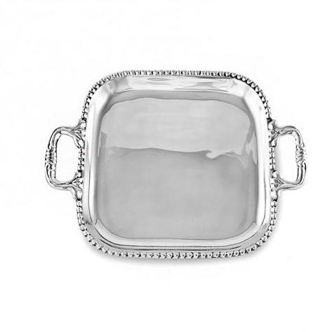 Beatriz Ball Collection Pearl David Square Tray