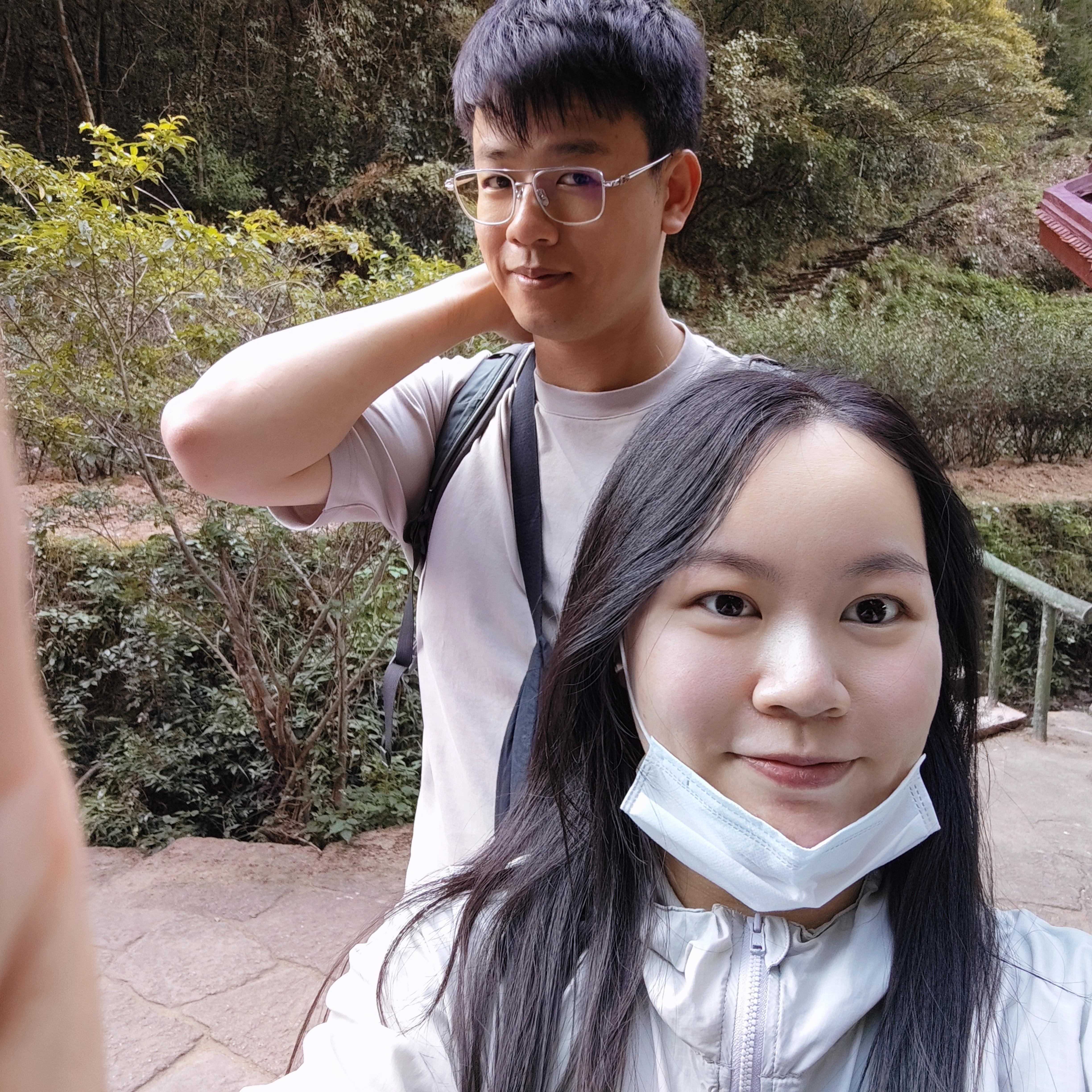 Moments before I propose to Enjia! Proposing in the mountains of Wuyishan~