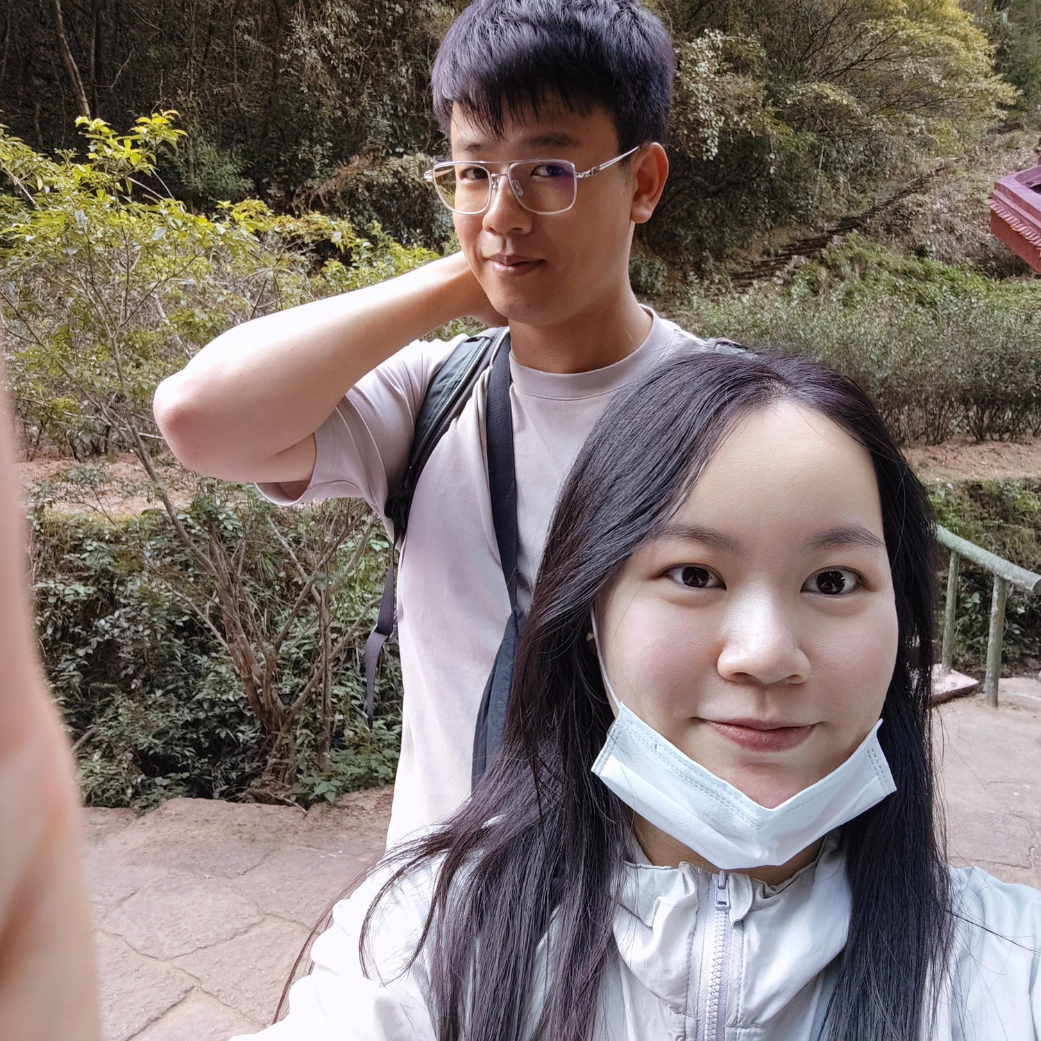 Moments before I propose to Enjia! Proposing in the mountains of Wuyishan~