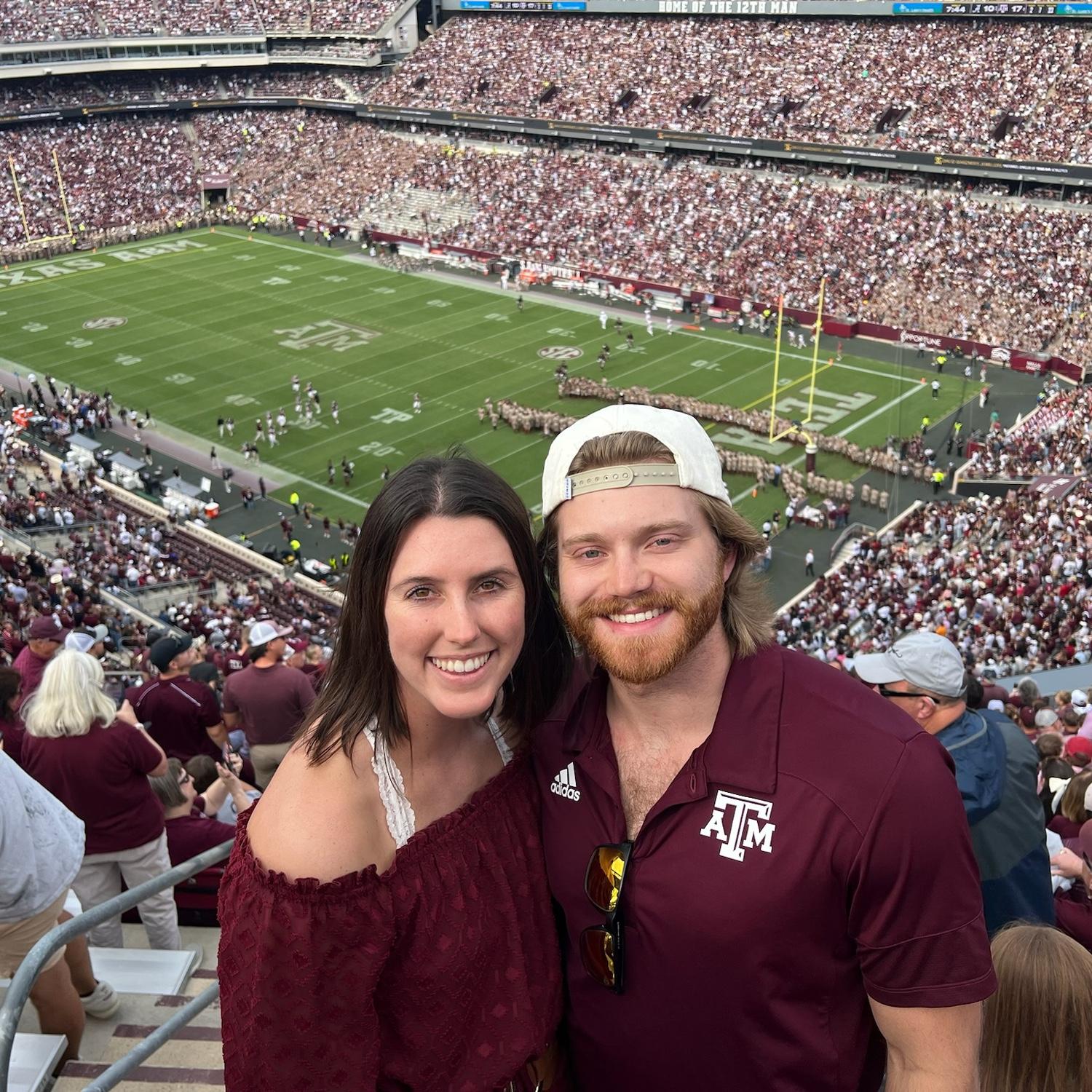 October 2023: They made a couple of trips to support the Aggies during football season-Touchdowns were a little more fun… Gig’em!