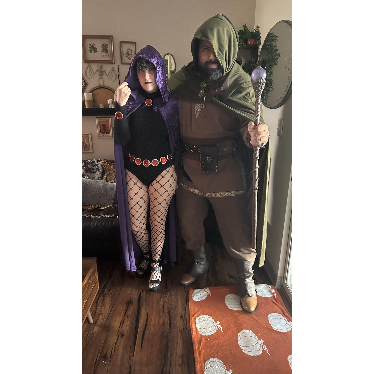 Raven and a Wizard halloween 2024