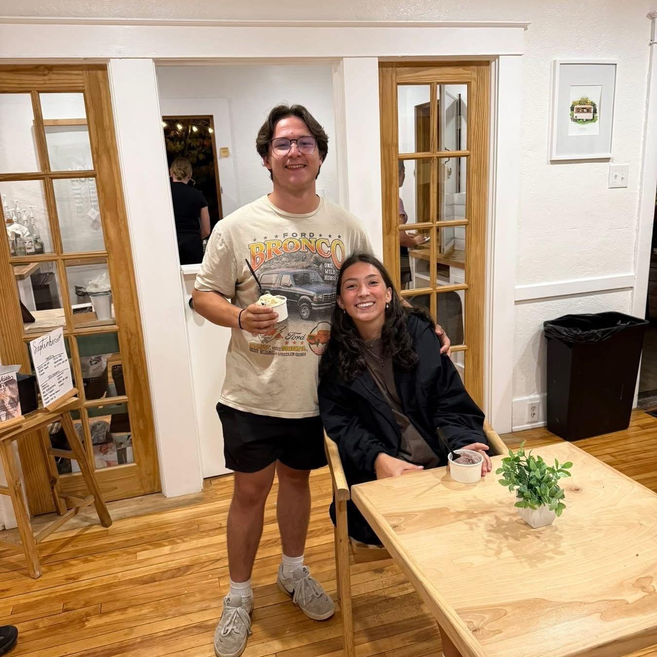 Rookies ice cream with the Marshalls