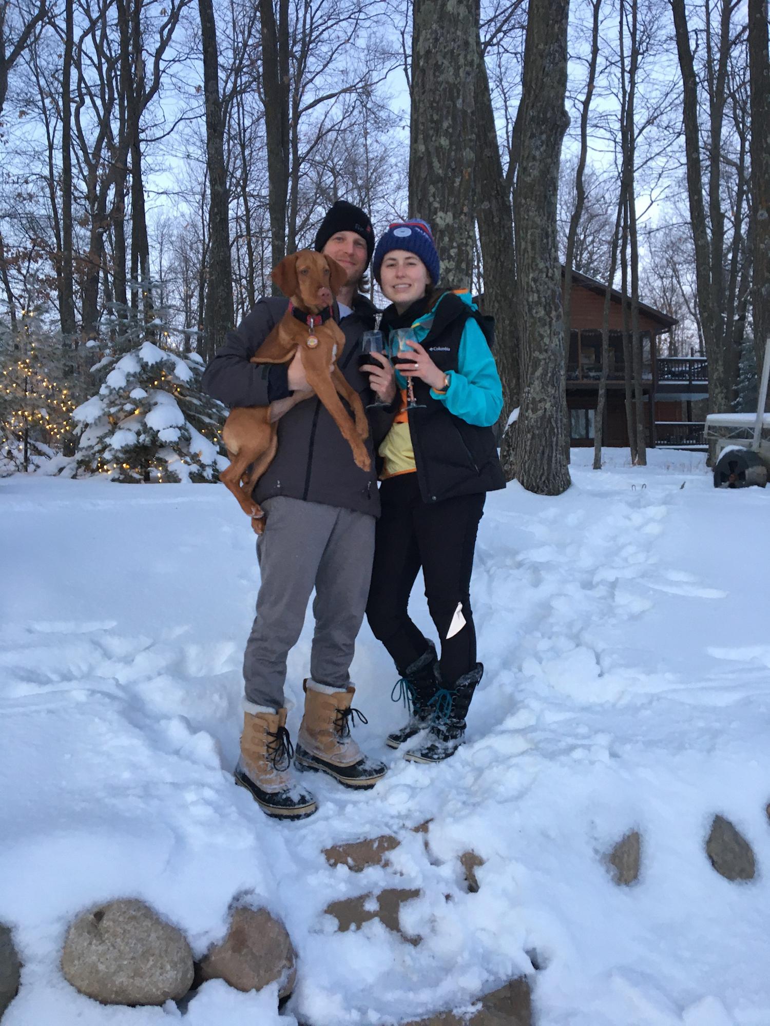 The YES day at the cabin!