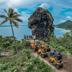 ATV Tour in Bora Bora on our Honeymoon