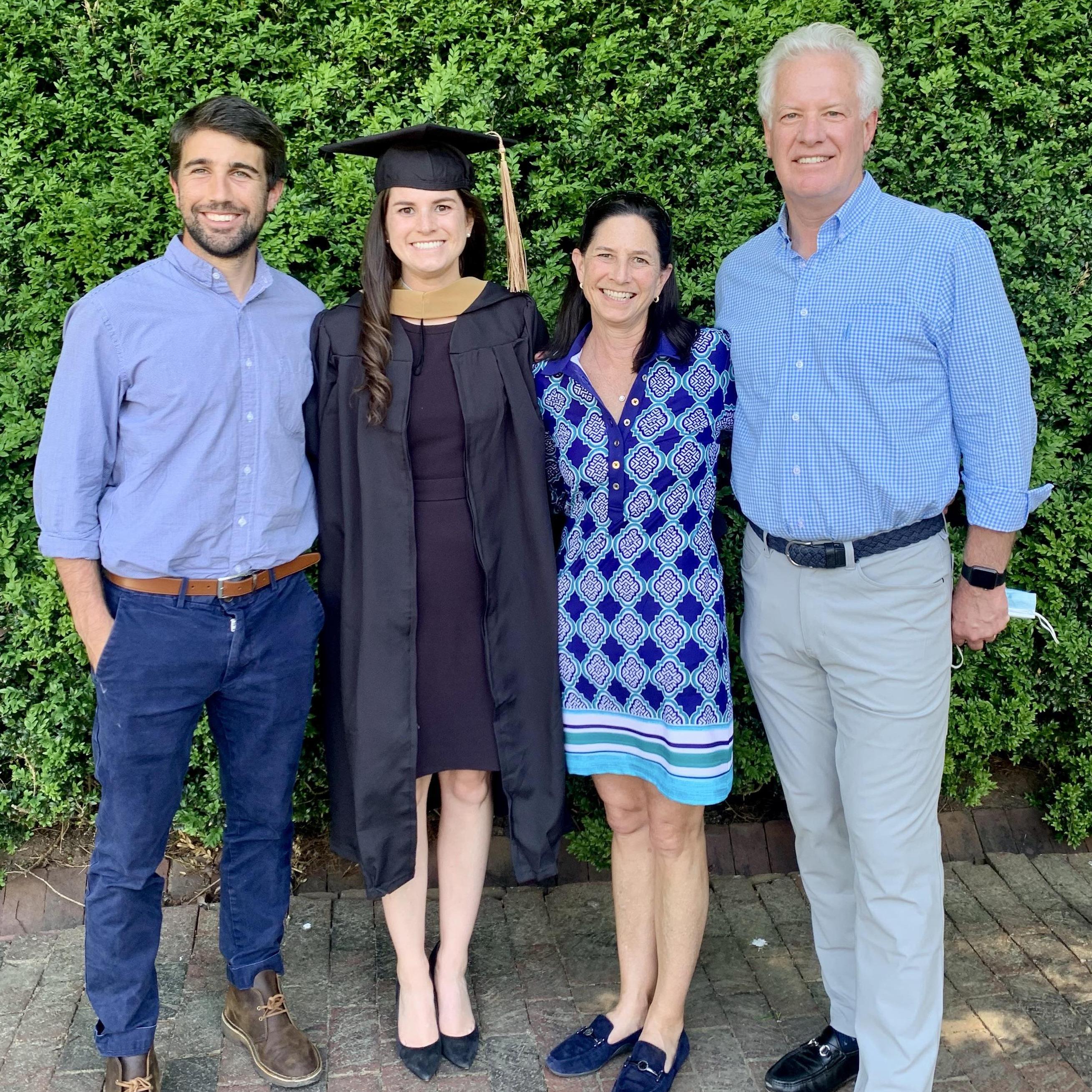 Dale's MBA graduation from UNC Kenan-Flagler Business School (2021)