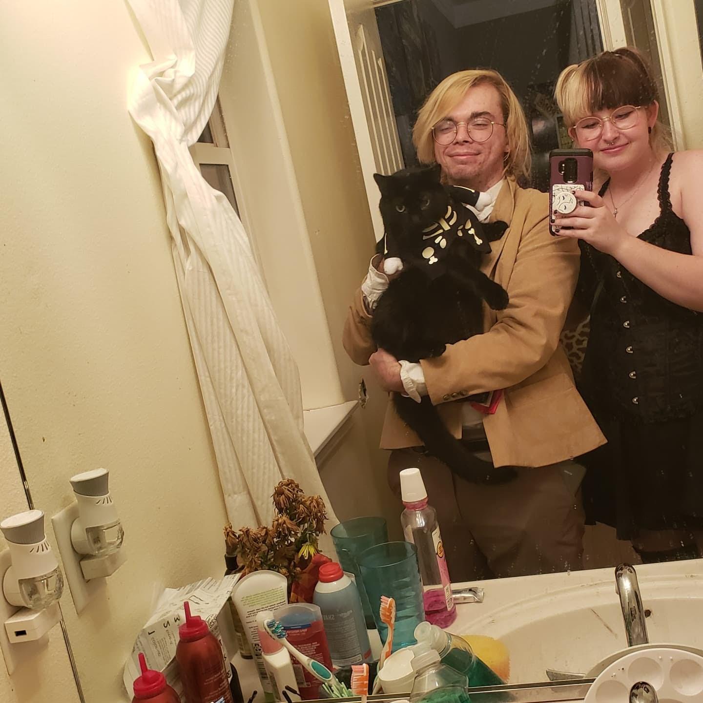 Halloween 2021 as Light and Misa