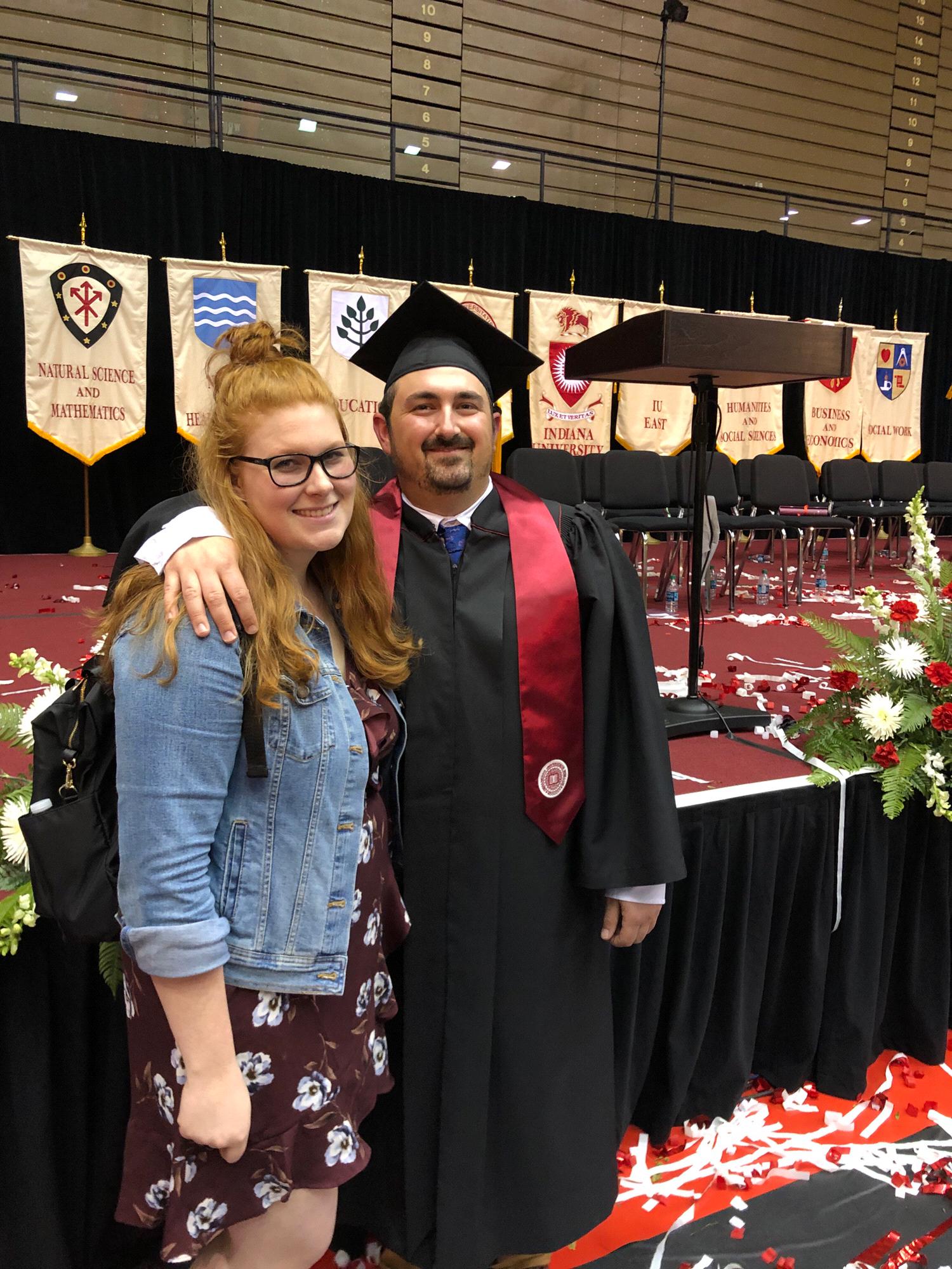 Taylor's graduation from Indiana University