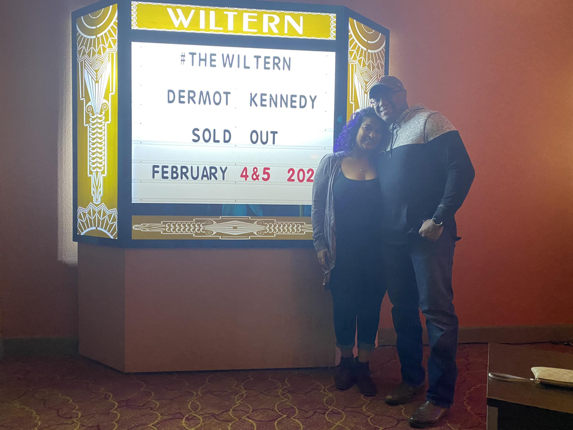 Our first concert together with one of our favorite artists