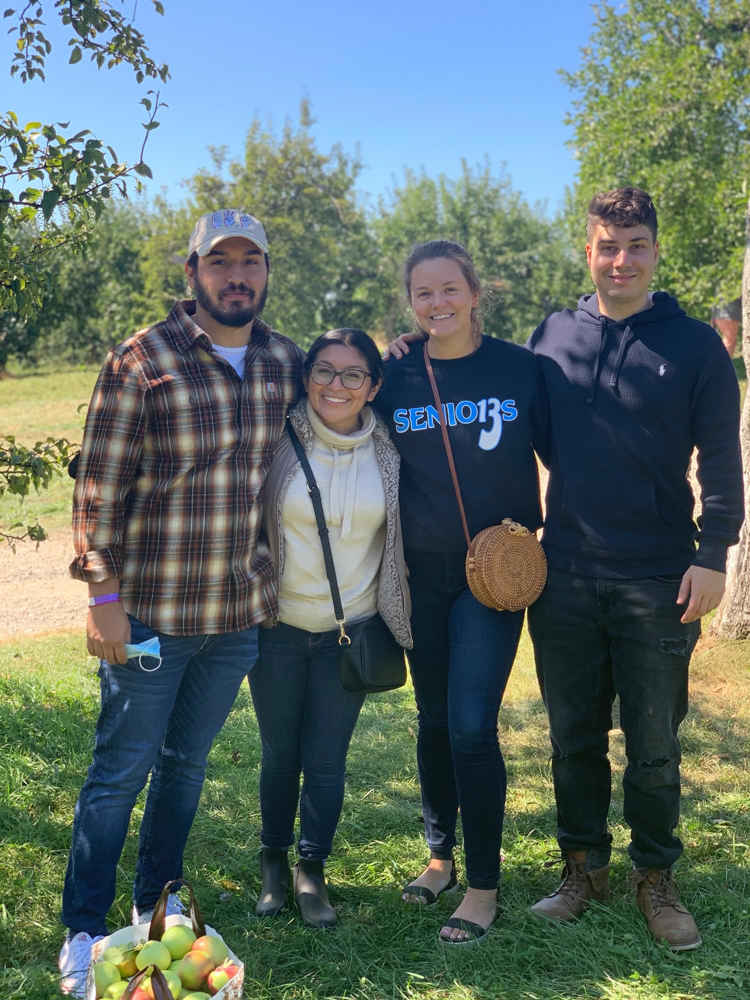 Apple Picking with Alex and Whitney.