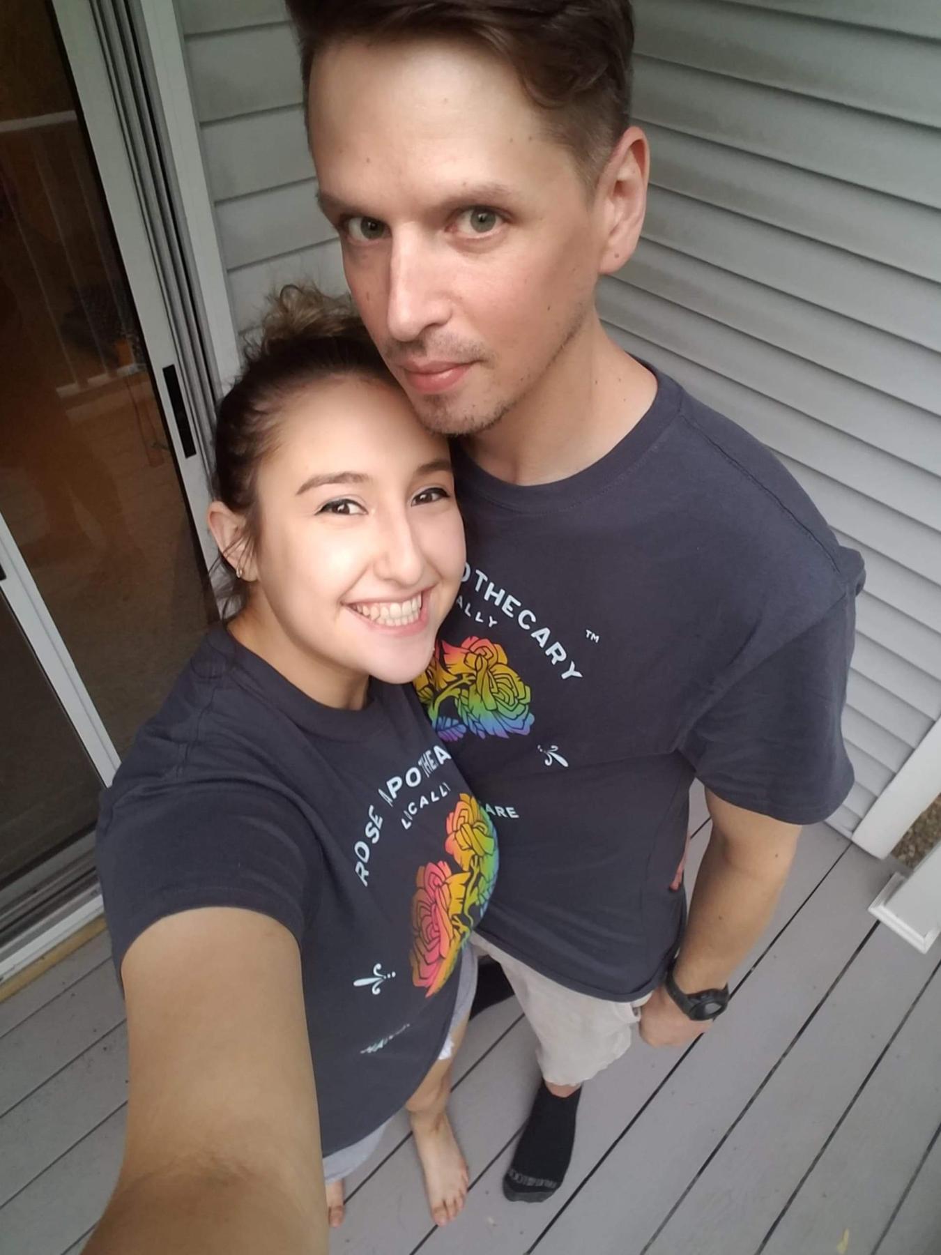 Our first picture together. ❤️