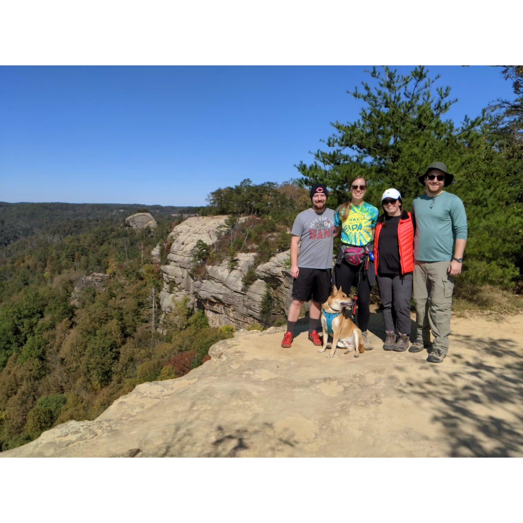 Camping again at Red River Gorge with Mike & Lindsey, October 2020