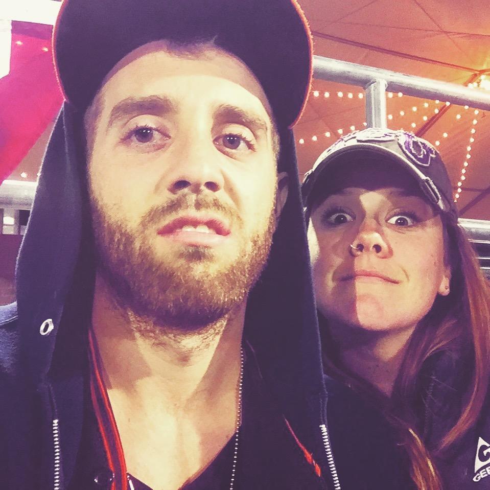 We actually love baseball. Rivercats game. April 2016.