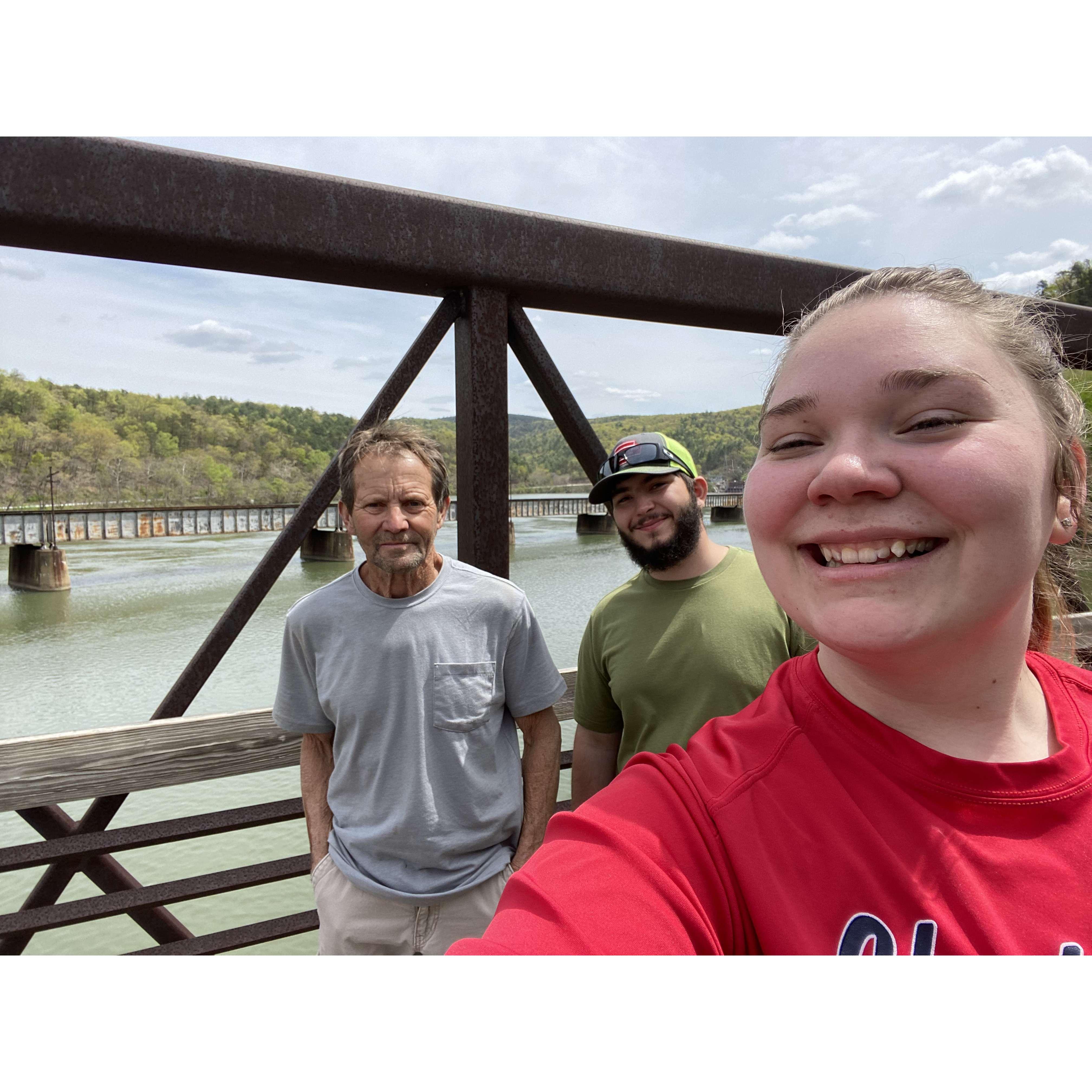 Hiking with grandaddy, 2021