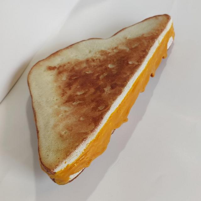 Grilled Cheese Sandwich Wall Decor, Large 3D Fake Food Art, Prop, Pop Art